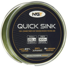 NGT 25lb Moss Green Quick Sink Braid Line